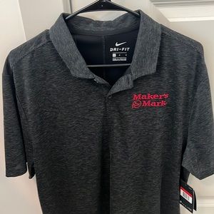 Maker’s Mark branded Nike Polo, Dri-Fit (Large)